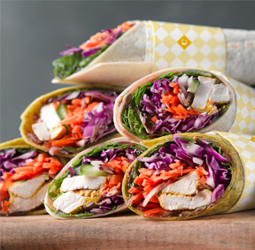 Our Cabinet Range: HFG Recipe Tandoori Chicken Wrap